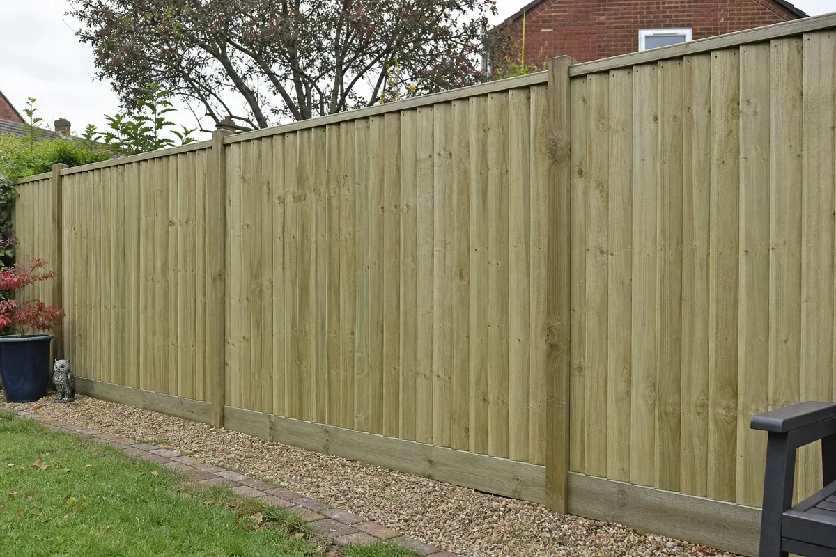 Feather Edge Fencing in Stoke-on-Trent